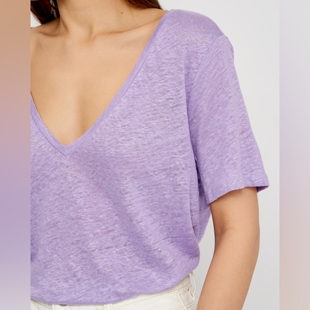 Zara Linen Crop Top
